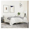 Image de Bedframe bewerkt hout metaal sonoma eikenkleurig 160x200 cm3280053