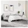 Image de Bedframe bewerkt hout metaal bruin eikenkleur 180x200 cm3280061