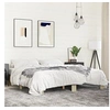 Image de Bedframe bewerkt hout metaal sonoma eikenkleurig 200x200 cm3280218