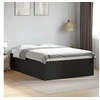 Image de Bedframe massief hout zwart 140x190 cm3280938