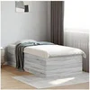 Image de Cadre de lit sonoma gris 90x190 cm bois d'ingénierie, meuble de chambre à coucher, sommier, lit à panneaux, lit, lit 3280977