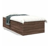 Image de Bedframe bewerkt hout bruin eikenkleur 90x190 cm3280978