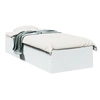 Image de Cadre de lit sans matelas blanc 90x190 cm