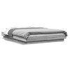 Image de Bedframe met LED-verlichting grijs sonoma eiken 120x190 cm3281145