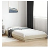 Image de Cadre de lit avec lumières LED chêne sonoma 75x190 cm, meuble de chambre à coucher, sommier, lit de palette, lit, lit 3281156