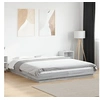 Image de Bedframe bewerkt hout grijs sonoma eikenkleurig 160x200 cm3281180