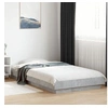 Image de Cadre de lit gris béton 90x190 cm bois d'ingénierie, meuble de chambre à coucher, sommier, lit de palette, lit, lit 3281241
