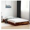 Image de Cadre de lit chêne fumé 75x190 cm bois d'ingénierie, meuble de chambre à coucher, sommier, lit de palette, lit, lit 3281249