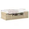 Image de Lit sonoma 203 x 102 x 52 cm en contreplaque de couleur