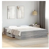 Image de Bedframe met lades bewerkt hout grijs sonoma eiken 140x200 cm3280298