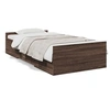 Image de Bedframe met lades bewerkt hout bruin eikenkleur 75x190 cm3280355