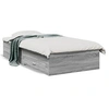 Image de Bedframe met lades bewerkt hout grijs sonoma eiken 100x200 cm3280424