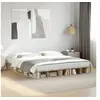 Image de Cadre de lit chêne sonoma 200x200 cm bois d'ingénierie, lit, lit de rangement, cadre de lit double, lit double, 3280449