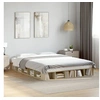 Image de Cadre de lit sans matelas chêne sonoma 160x200 cm