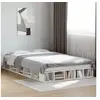 Image de Cadre de lit sans matelas blanc 120x200 cm