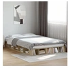 Image de Cadre de lit chêne sonoma 120x200 cm bois d'ingénierie, lit, lit de rangement, cadre de lit double, lit double, 3280484