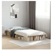 Image de Cadre de lit chêne sonoma 90x200 cm bois d'ingénierie, lit, lit de rangement, cadre de lit simple, lit simple, meuble 3280519