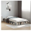 Image de Bedframe bewerkt hout betongrijs 90x190 cm3280527