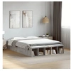 Image de Bedframe bewerkt hout betongrijs 120x190 cm3280597