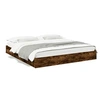 Image de Bedframe met lades bewerkt hout gerookt eikenkleurig 180x200 cm3280640