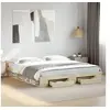 Image de Cadre de lit avec tiroirs sans matelas chêne sonoma 180x200 cm