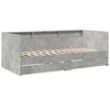 Image de Lit 193 x 86.5 x 73 cm en beton de couleur