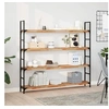 Image de Wandschappen 2 st zwevend olieafwerking 120x20x4 cm acaciahout3279592