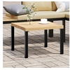 Image de Table basse de jardin noir 55x55x39,5 cm acier enduit de poudre, table de jardin, table de patio, meuble de patio, 4008568