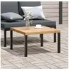 Image de Table basse de jardin noir 65x65x40 cm aluminium, table de jardin, table de patio, meuble de patio, table 4008573
