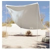 Image de Auvent de plage avec ancres de sable gris 214x236 cm