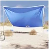 Image de Auvent de plage avec ancres de sable bleu 304x300 cm