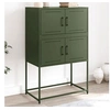 Image de Buffet vert olive 68,5x38,5x107 cm acier, armoire, armoire latérale, armoire de rangement, armoire, placard, buffet 846486