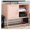Image de Meuble TV rose 68x39x60,5 cm acier, support TV, buffet TV, meuble multimédia, banc TV, armoire hifi, centre de 846519