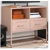 Image de Meuble TV rose 68x39x60,5 cm acier, support TV, buffet TV, armoire hifi, banc TV, armoire en métal, meuble 846549
