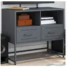 Image de Meuble TV anthracite 68x39x60,5 cm acier, support TV, buffet TV, armoire hifi, banc TV, armoire en métal, meuble 846550