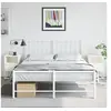 Image de Tables de chevet 2 pcs blanc 36x39x60,5 cm acier, armoire, armoire latérale, meuble de chambre à coucher, table de 846565