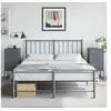 Image de Tables de chevet 2 pcs anthracite 36x39x78 cm acier, armoire, armoire latérale, meuble de chambre à coucher, table de 846583