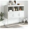 Image de Buffet, Armoire avec Compartiments, Placard avec Porte, Meuble de Rangement Chambre Salon Intérieur, Blanc 846595