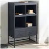 Image de Buffet Haut, Armoire avec Tiroirs et Compartiments, Meuble de Rangement, Organisateur de Salle de Séjour, Anthracite 846604