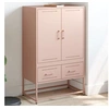 Image de Buffet Haut, Armoire avec Tiroirs, Placard avec Porte, Meuble de Rangement, Organisateur de Salle de Séjour, Rose 846609