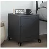 Image de Table de chevet anthracite 36x39x43,5 cm acier, armoire, armoire latérale, support de téléphone, table de chevet, 846618