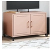 Image de Meuble TV rose 68x39x43,5 cm acier