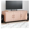Image de Meuble TV, Armoire de Télévision avec Portes, Support Télé avec Rangement Salon Salle de Séjour, Rose 100,5x39x43,5 846645