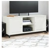 Image de Meuble TV, Armoire de Télévision avec Etagères, Support Télé avec Rangement Salon Salle de Séjour, Blanc 846667