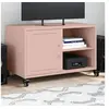 Image de Meuble TV, Armoire de Télévision avec Etagères, Support Télé avec Rangement Salon Salle de Séjour, Rose 68x39x43,5 cm 846669