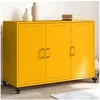 Image de Buffet, Armoire avec Porte, Placard avec Rangement, Organisateur de Salle de Séjour Salon Maison Intérieur, Jaune 846683