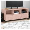 Image de Meuble TV, Armoire de Télévision avec Tiroirs et Etagères, Support Télé avec Rangement Salle de Séjour, Rose 846693