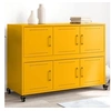 Image de Buffet, Armoire avec Porte, Placard avec Rangement, Organisateur de Salle de Séjour Salon Maison Intérieur, Jaune 846743