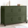 Image de Buffet, Armoire avec Porte, Placard avec Rangement, Organisateur de Salle de Séjour Salon Maison Intérieur, Vert 846744