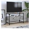 Image de Meuble TV avec dessus en verre sonoma gris bois d'ingénierie, support TV, armoire média, armoire hifi, unité TV, 846062